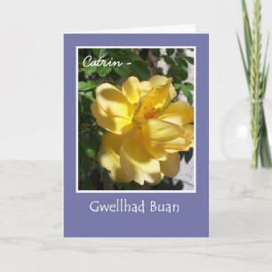 Rose jaune obtenir carte de bien pour personnalise