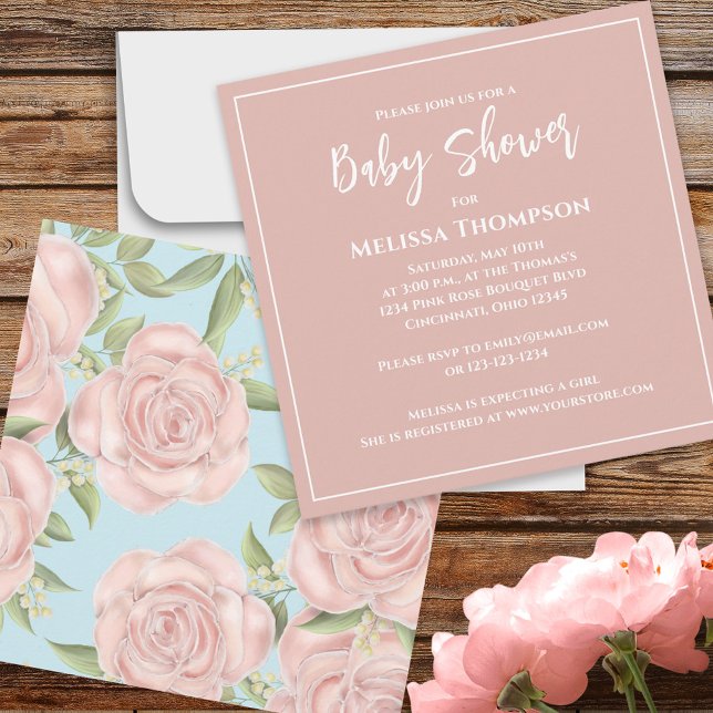 Rose Joli Bébé Botanique Fille Rose Bouquet mignon (Créateur téléchargé)