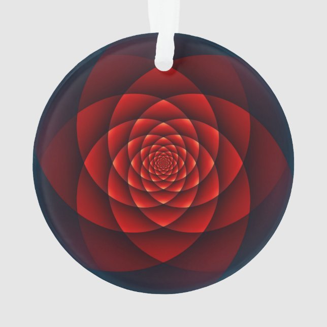 Rose Kaleidoscope rouge + votre idée (dos)