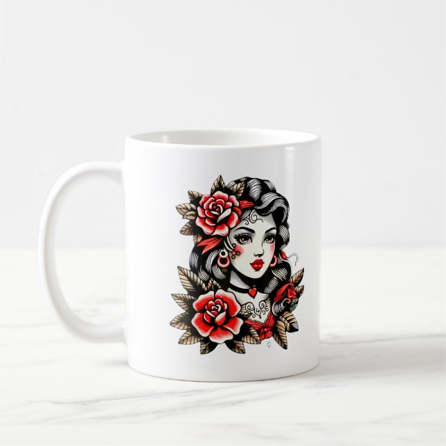 Rose Lady Mug (Gauche)