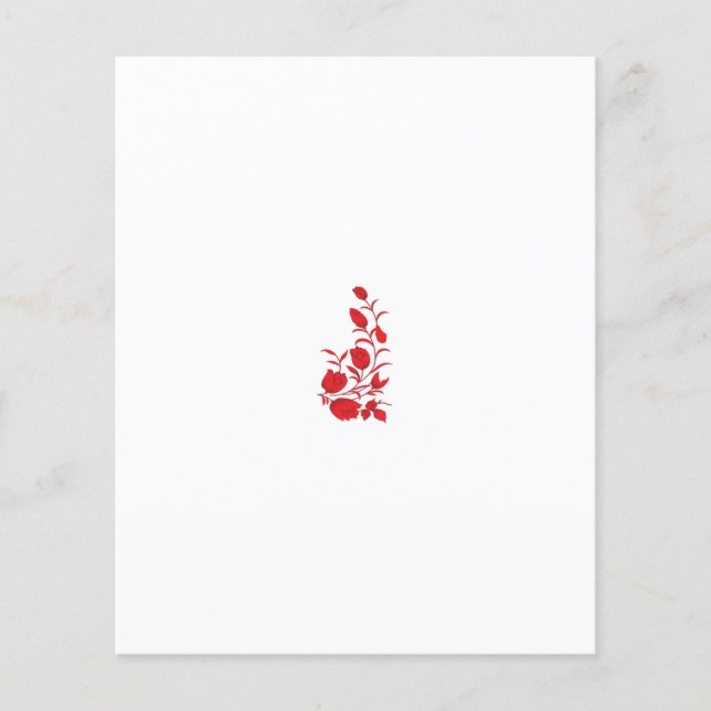 Rose Madder, design floral Thunderbird (Devant)