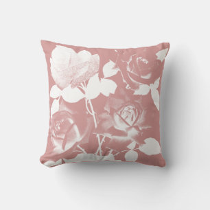 ROSE MILLÉNIALE Superbe Coussin Rose