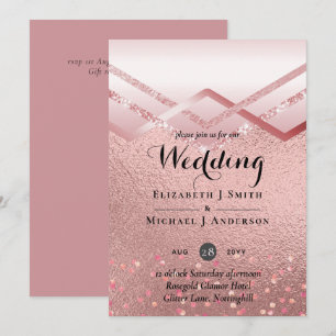 Rose moderne Gold tendance Mariage budget