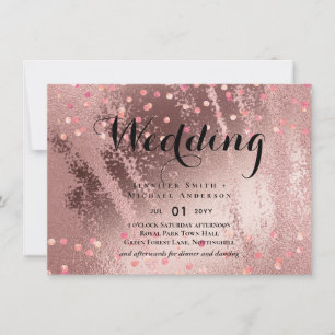 Rose moderne Gold tendance Mariage budget