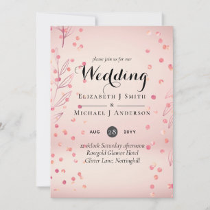 Rose moderne Gold tendance Mariage budget