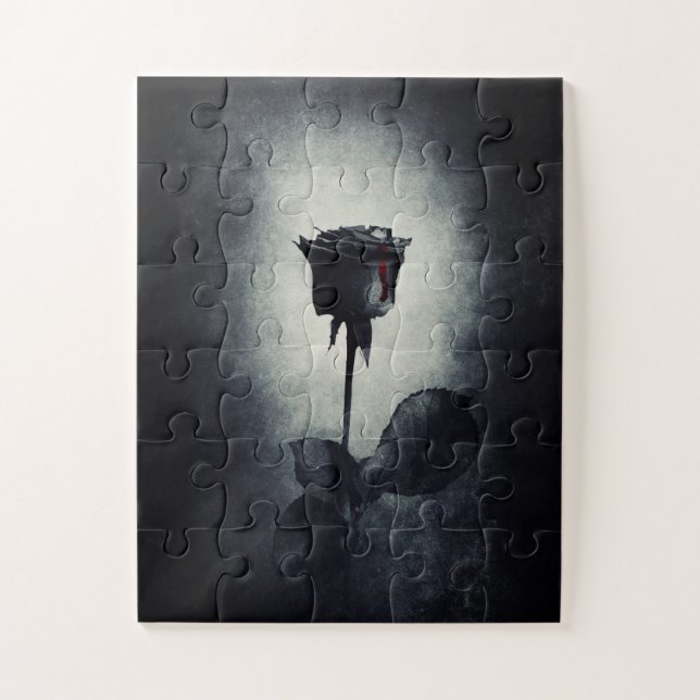 ROSE NOIR GOTHIC JIGSAW PUZZLE (Vertical)
