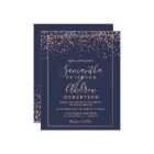 Rose or confetti marine bleu budget mariage