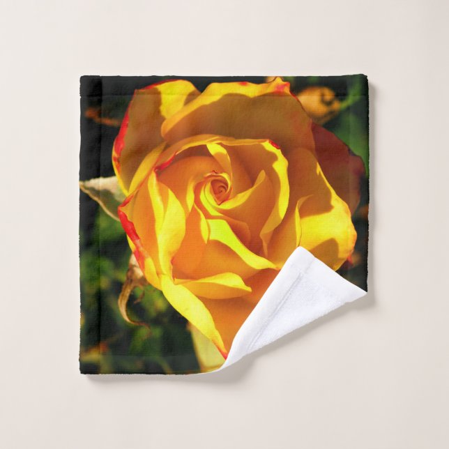 Rose orange (Gant de toilette)