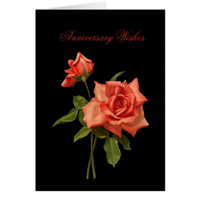 Rose Orange Anniversaire (Devant)