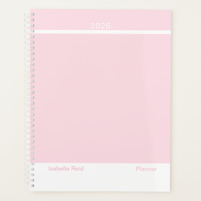 Rose Pâle Minimaliste (Devant)