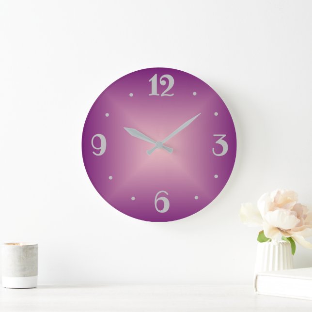 Rose pâle > Rose clair > Horloge murale (Maison)