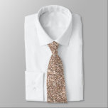 Rose Parties scintillant or Cravate brillant<br><div class="desc">Rose Gold Sparkly Cravate</div>