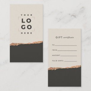 Rose Parties scintillant or et certificat cadeau m