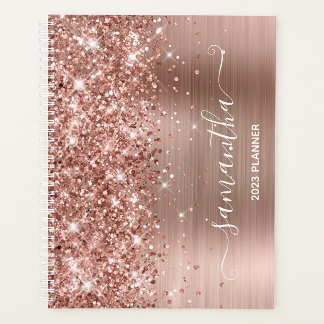 Rose Parties scintillant or et Foil Girl Signature (Devant)