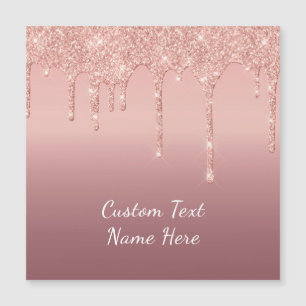 Rose Parties scintillant Or Personnalisé Votre Tex