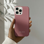 "Rose personnalisé Gold : coque iphone avec person<br><div class="desc">Ajoutez une touche d'élégance à votre quotidien grâce à ce coque iphone Gold Rose personnalisé. Doté d'un arrière - plan rose doux et élégant et de votre nom personnalisé en police chic, ce boîtier téléphonique est parfait pour présenter votre style unique. Conçu pour la beauté et la durabilité, il offre...</div>