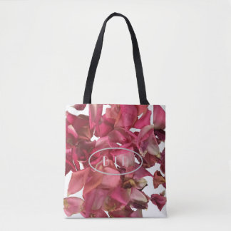 Rose Petal rose romantique Sac fourre-tout personn