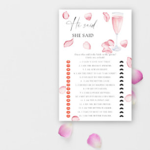 Rose Prosecco - Il a dit qu'elle a dit shower de m