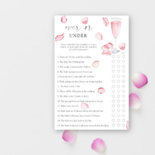 Rose Prosecco - Jeu de la mariée : plus ou moins