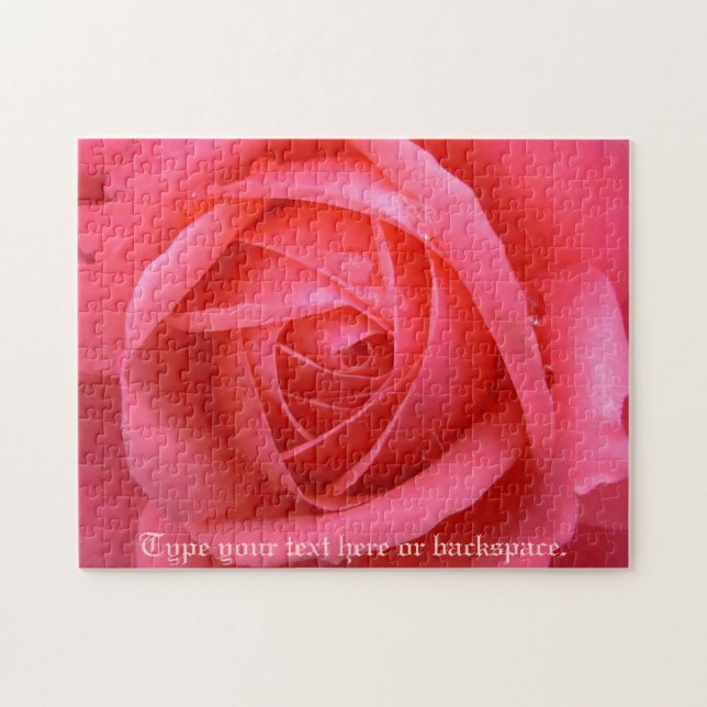 Rose Puzzle Personnalisé Rose Puzzles (Horizontal)