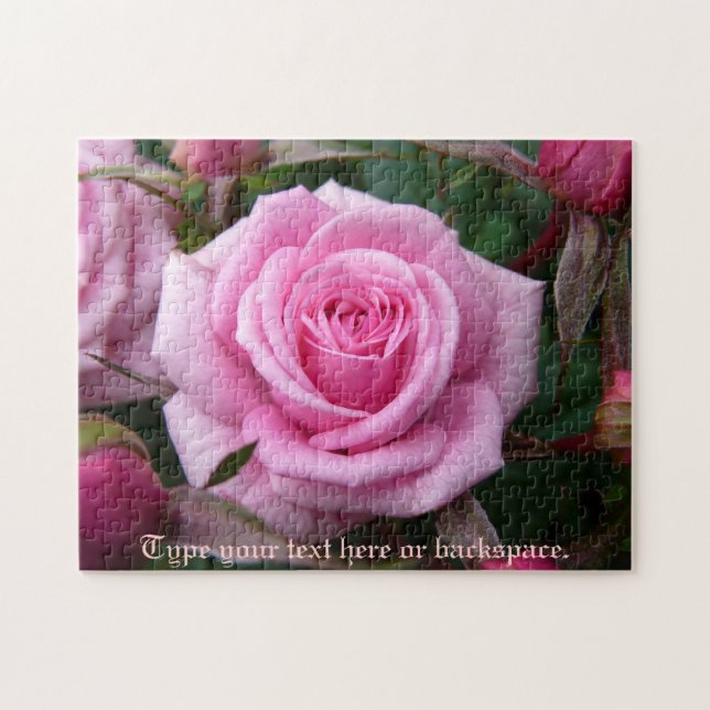 Rose Puzzle Personnalisé Rose Puzzles (Horizontal)
