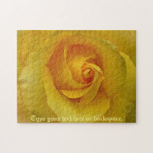 Rose Puzzle Personnalisé Yellow Rose Puzzles
