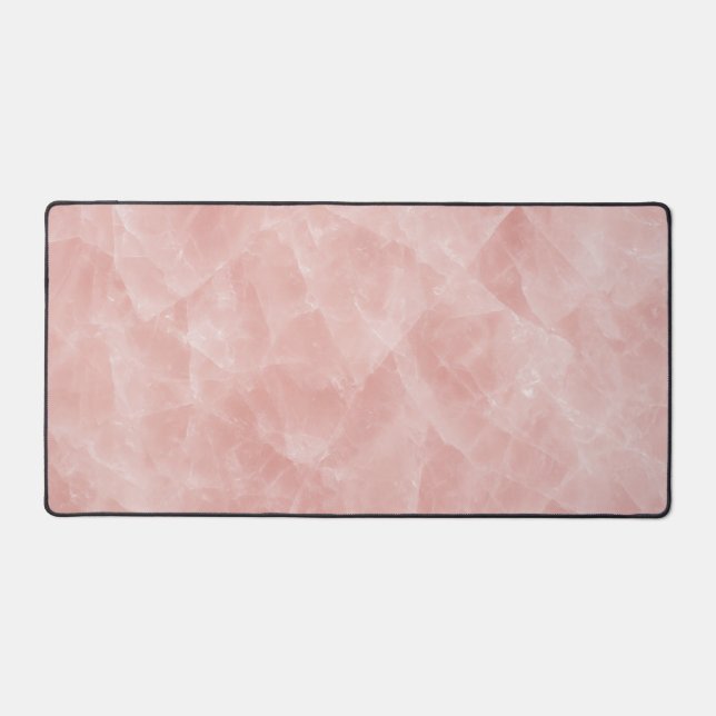 Rose Quartz Crystal Desk Mat (Recto)