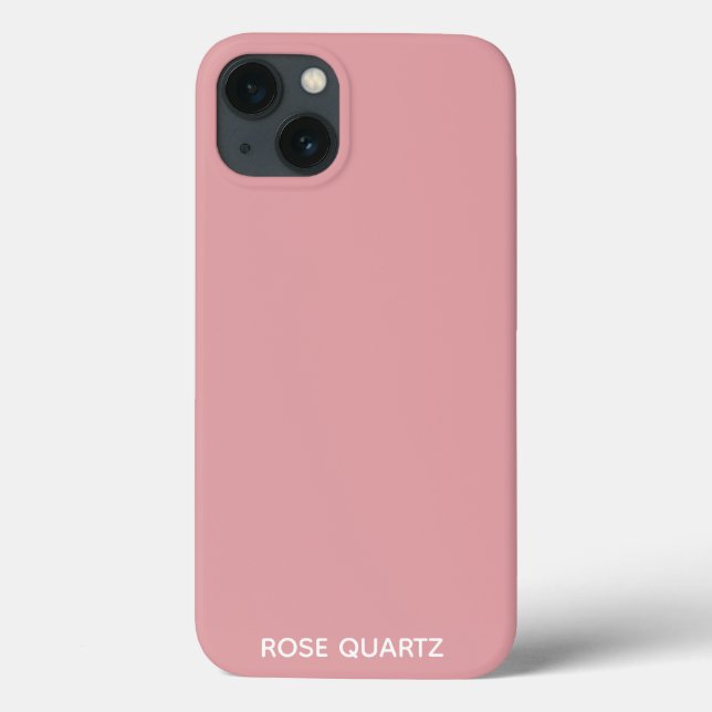 Rose Quartz rose nom de couleur Coque-Mate coque i (Verso)