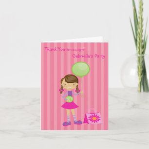 Rose, Rayé, Merci de fille de bowling