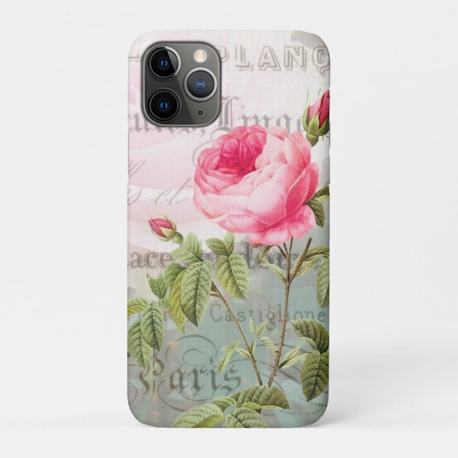 Rose Romantique iPhone 11 Pro Coque-Mate coque iph (Dos)