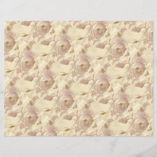Rose romantique jaune pâle