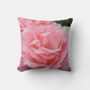 Rose rose Coussin photo Les amoureux de la nature
