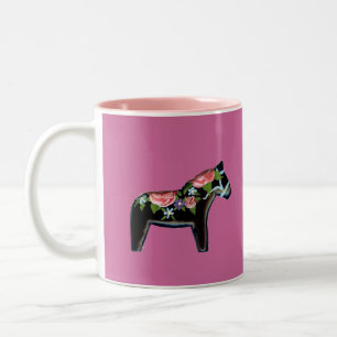 Rose rose Dala Cheval Mug