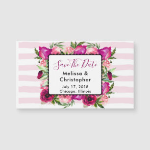 Rose rose et bouquet de fleurs de pavot Mariage Da