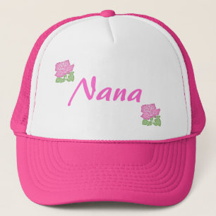 Rose Rose Nana Casquette personnalisable