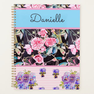 Rose Rose Pâle Chic Aquarelle Roses Rose Bleu