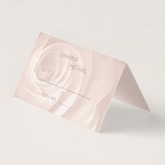 Rose rose vif simple élégante table d'invités de m (Front)