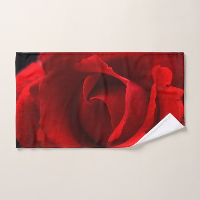 Rose rouge bta (Serviette à main)