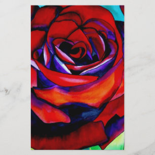 Rose rouge macro art original