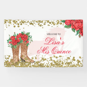 Rose rouge mexicain Mis Quince Grande bannière
