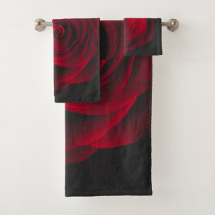Rose rouge sur effet vintage arrière - plan noir
