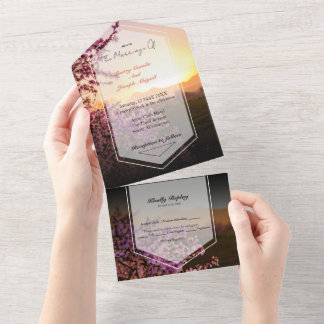 Rose Royale Tout en une invitation