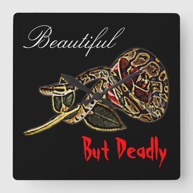 Rose serpent horloge python (Recto)