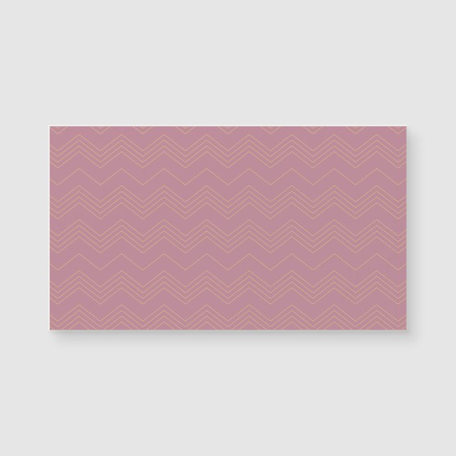 Rose, simple, moderne, cool, motif en zigzag tenda (Devant)