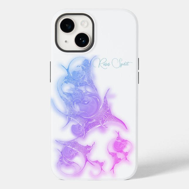 "Rose Spirit", Apple iPhone 14 Coque (Verso)