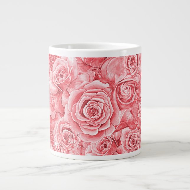 rose stupéfiant Jumbo Mug 20 Oz (Devant)