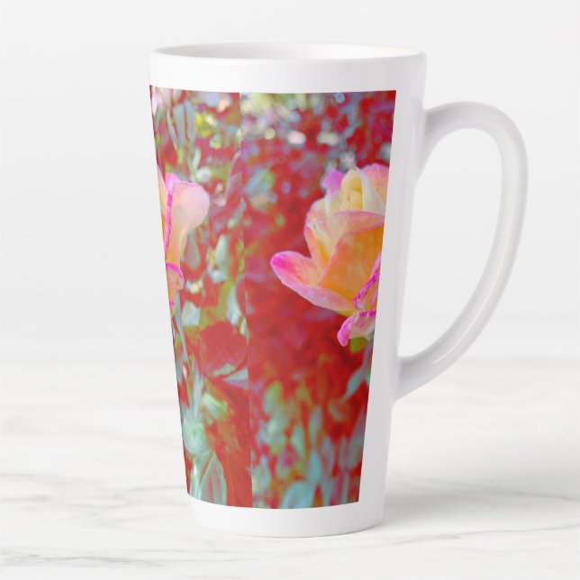 Rose Tall Latte Mug (Droite)