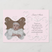 Rose tendre de Merci de photo de coeur