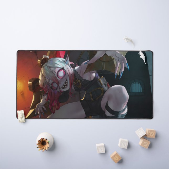Rose Thorn Gaming Desk Mat | Cute Vampire thème (Tableau pour enfants)