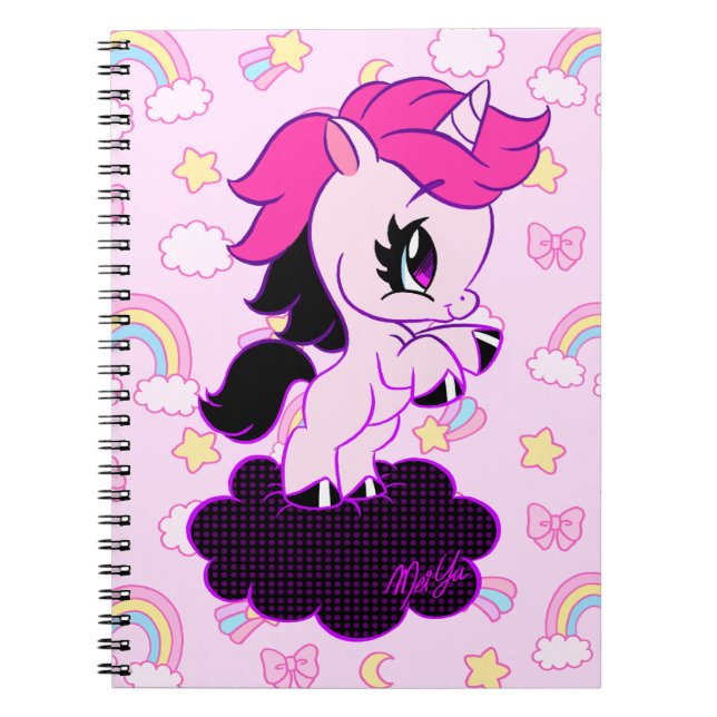 Rose tiré par la main mignon du carnet | (Devant)
